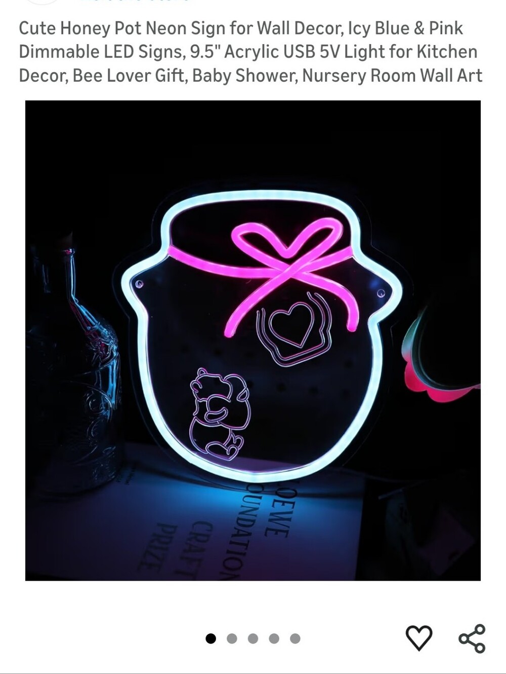 Honey Pot Neon LED Sign